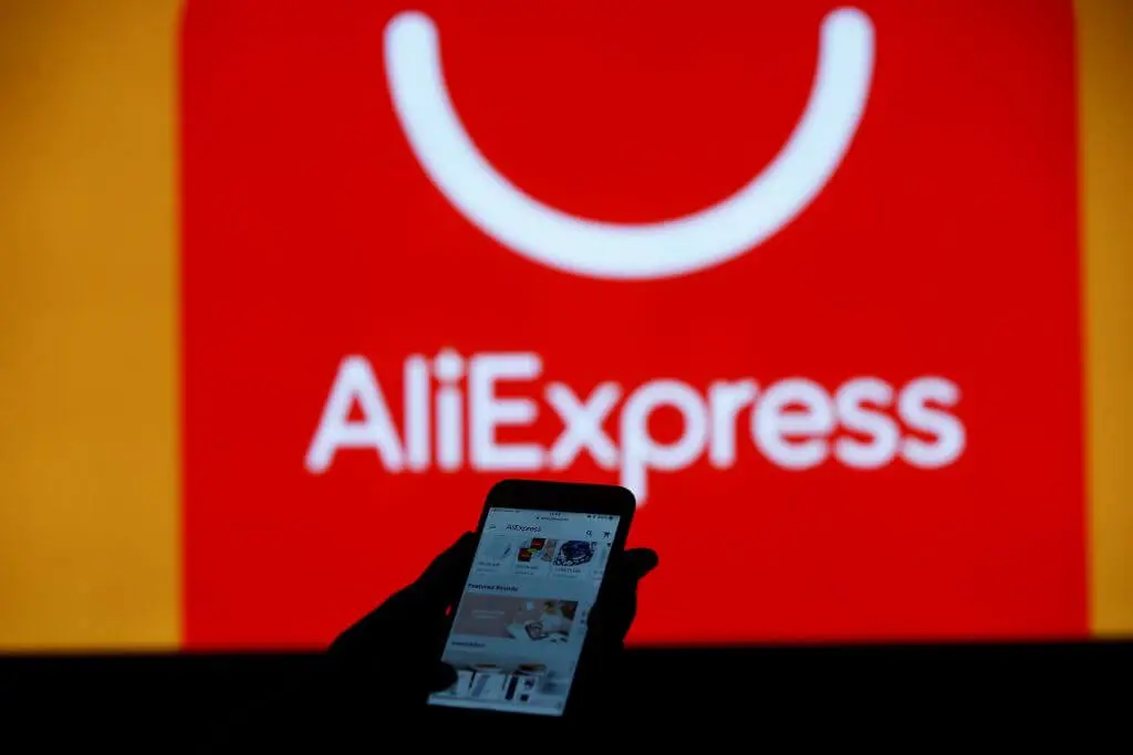 Aliexpress Logo Near Phone