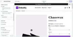 Shopify template