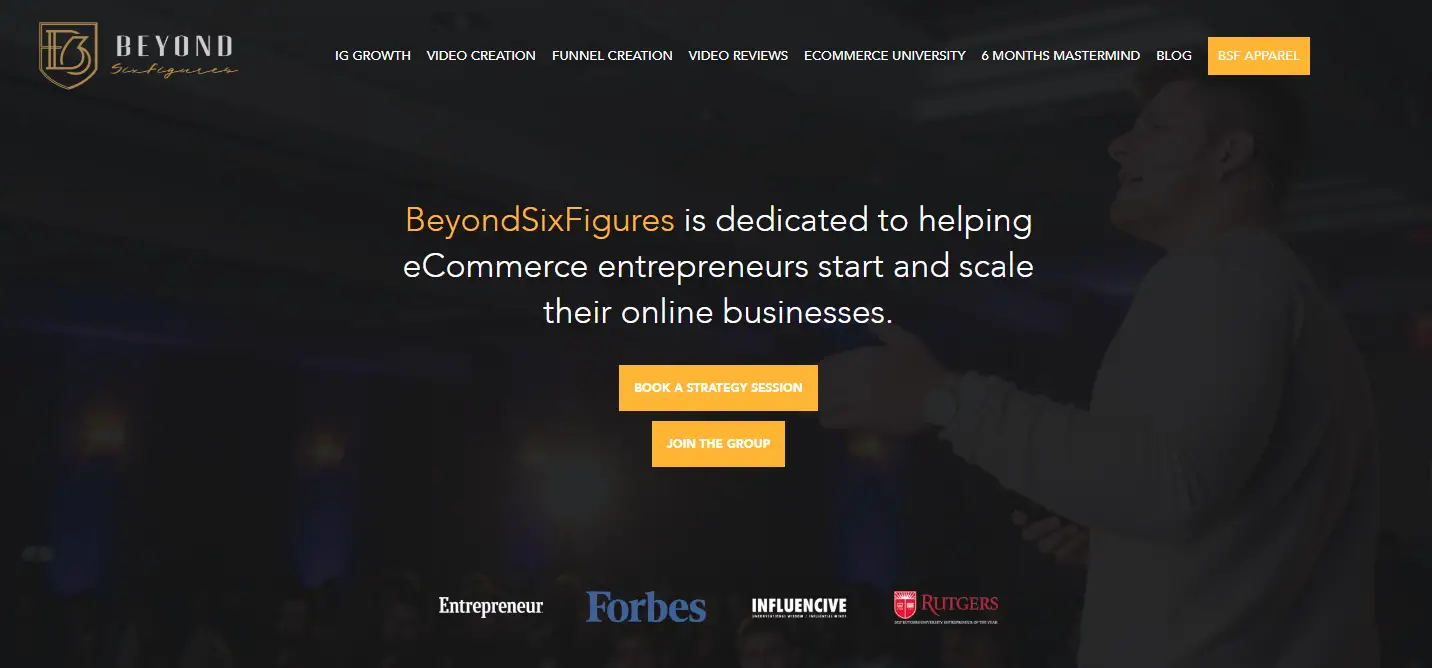 Beyond Six Figures Homepage