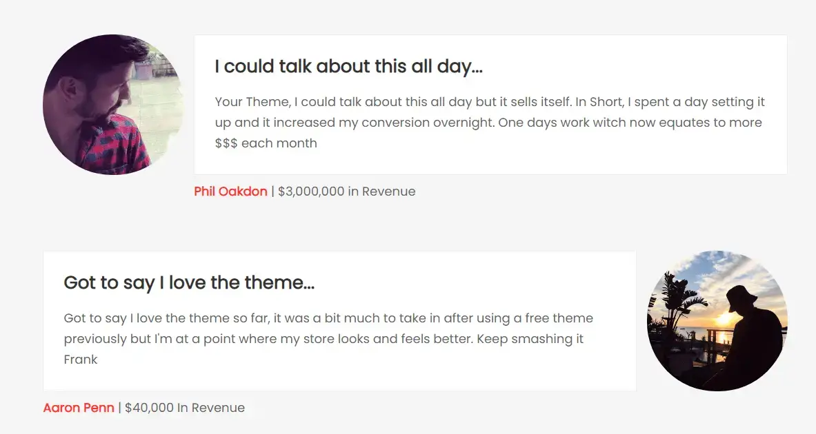 eCom Turbo Testimonials