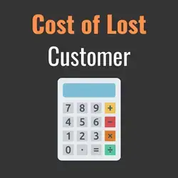 Cost Of Lost Customer Calculator Icon