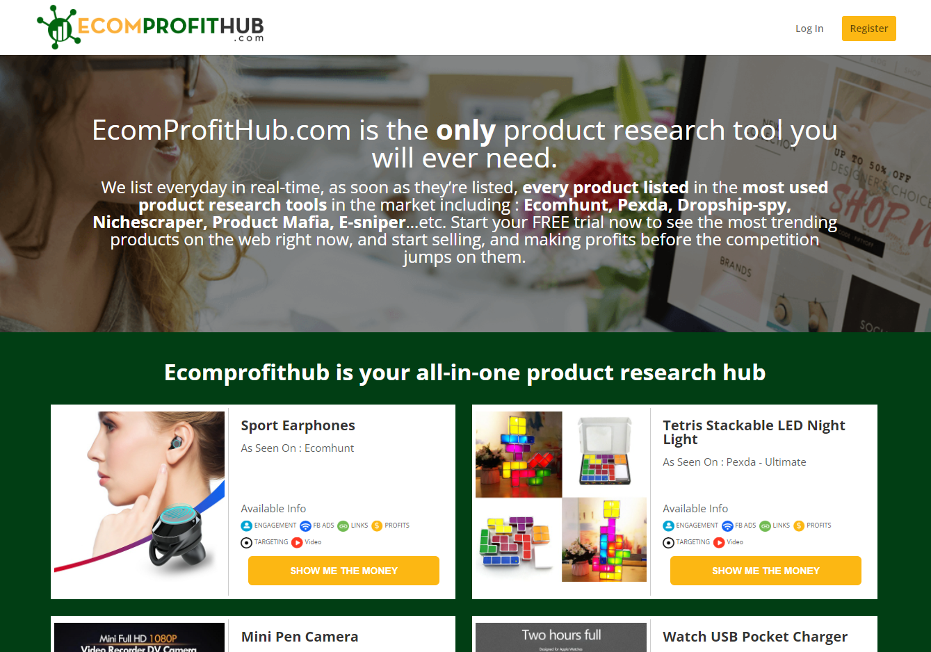 eComProfitHub Homepage